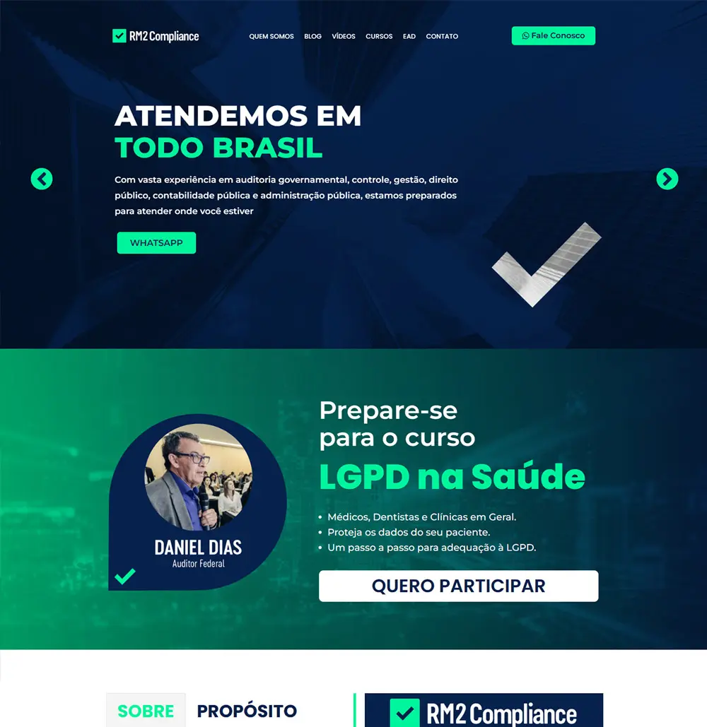 Projeto RM2 Compliance desenvolvido pela Tríader